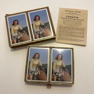 ✨ New vintage Congress playing cards decks Canasta